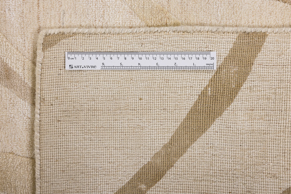 Индийский ковер из арт-шёлка и шерсти «EVEREST» 2023314-ANTIQUE BEIGE