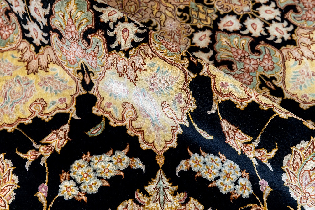 Иранский ковер из шёлка «QUM MM IR» 14-102-IR KAZEMI 4