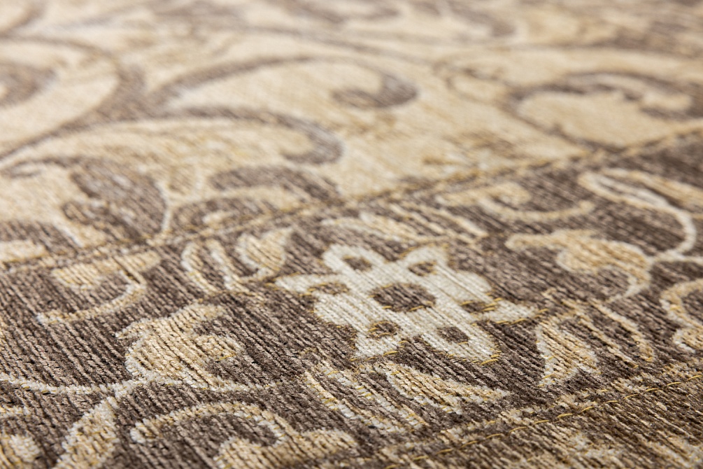 Бельгийский ковер из вискозы, акрила и хлопка «ELEGANT TAPESTRY» DIORA-BRN-7814