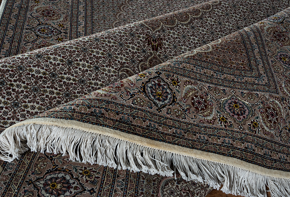 Иранский ковёр из шерсти и шёлка «TABRIZ MAHI» 13-171-IR