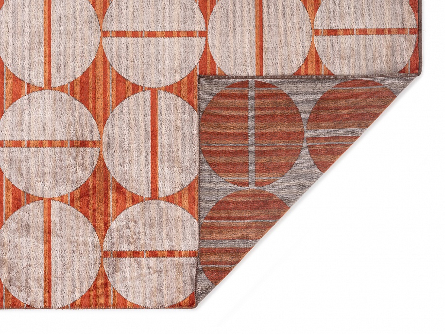 Турецкий ковер из хлопка, вискозы и полиэстера «ISTANBUL» ECLIPSE RUST - TERRA 6