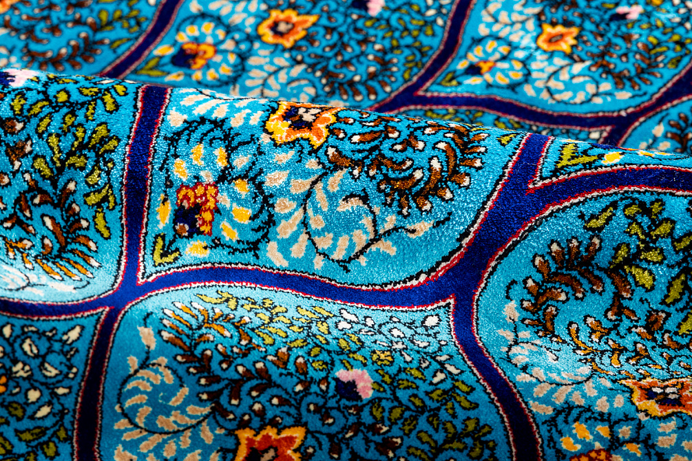 Иранский ковер из шёлка и модала «MASTERPIECE QUM» 010-23-15200 Katrin Gambat