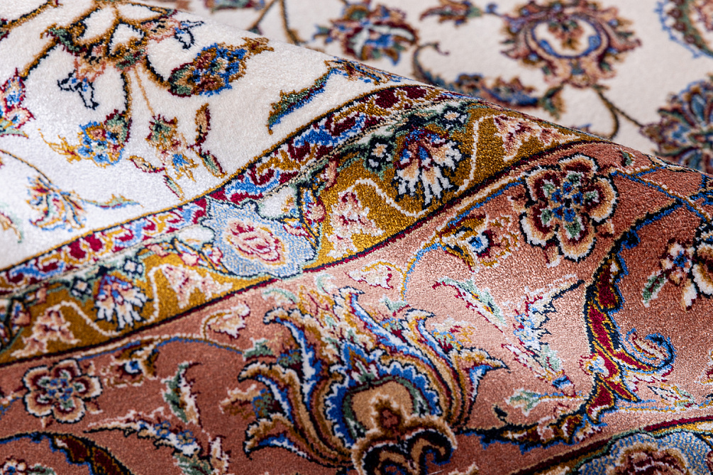 Иранский ковёр из шёлка и модала «QUM PERSIAN» 603-CRE