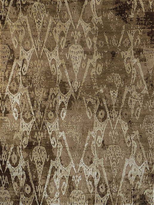 Индийский ковер из шерсти и шёлка «VINTAGE LUXE» VC01-MLT-BRN-GLD