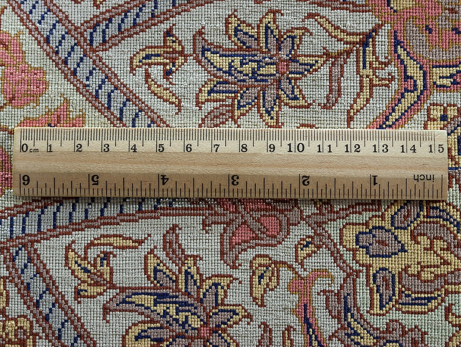 Иранский ковер из шёлка «QOM» 7-147-IR(Round)