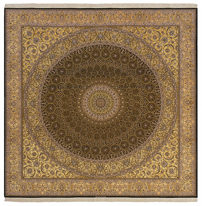 Иранский ковер из шерсти и шёлка «ISFAHAN IR» 14-305-IR