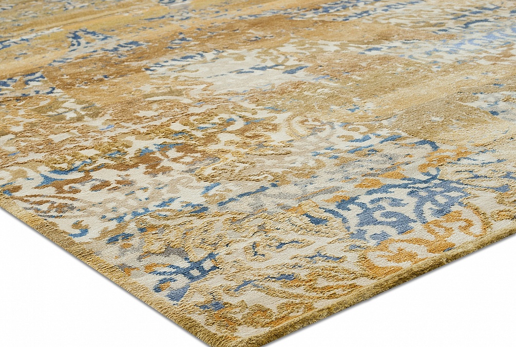 Непальский ковер из шерсти и шёлка «ART COLLECTION» BUTTERFLY GOLD(CX3385) 3