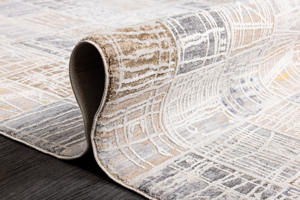 Турецкий ковёр из эвкалиптового шёлка и полиэстера «TIBET ICON» EP38A-CRE