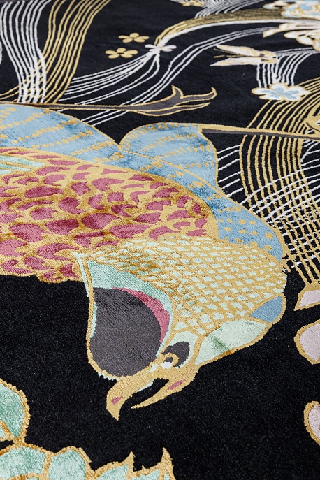 Непальский ковер из шерсти и шёлка «CHINESE ART DECO» CA-2