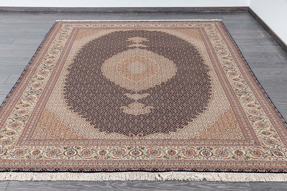 Иранский ковёр из шерсти и шёлка «TABRIZ MAHI» 13-172-IR