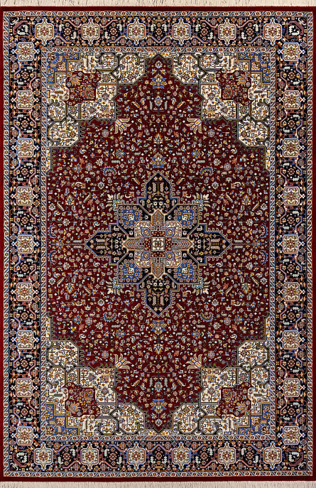 Иранский ковер из шерсти «KASHAN» KA023-RED