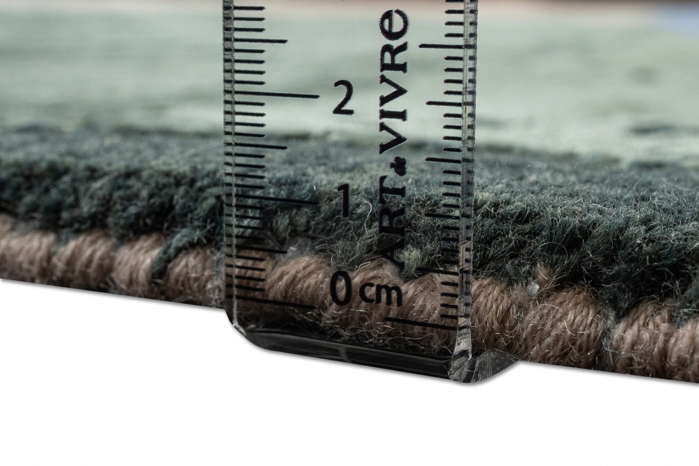 Индийский ковер из бамбукового шёлка, шерсти и хлопка «CHAOS THEORY» ESK375-AWHITE-CAQUA 10