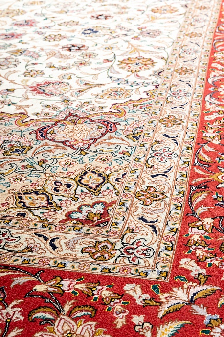 Иранский ковер из шерсти и шёлка «TABRIZ IR» 801-4290-IR