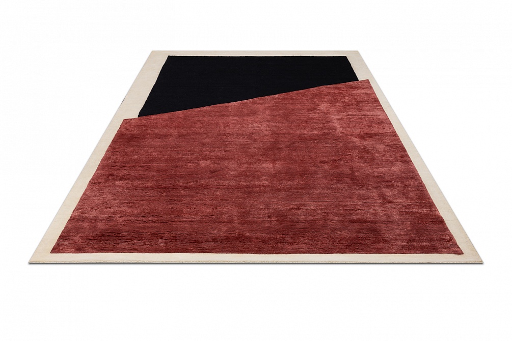 Индийский ковер из шерсти и бамбукового шёлка «VELVET MIRAGE» POCKET