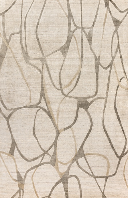 Индийский ковер из арт-шёлка и шерсти «EVEREST» 2023308-MOUSE