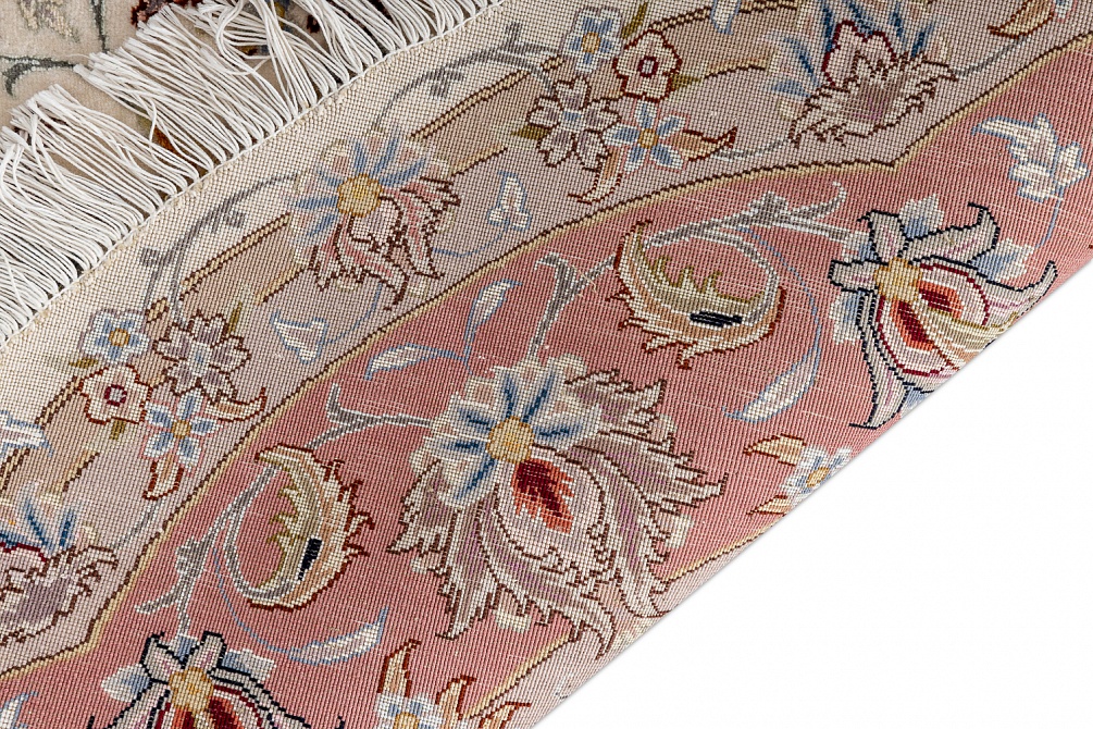 Иранский ковер из шерсти и шёлка «TABRIZ 40» 7-392-IR(Round) 4