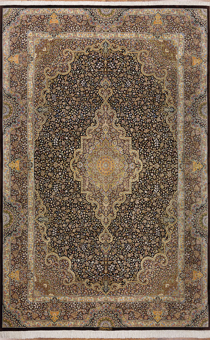 Иранский ковер из шёлка «QOM» 11-195-IR