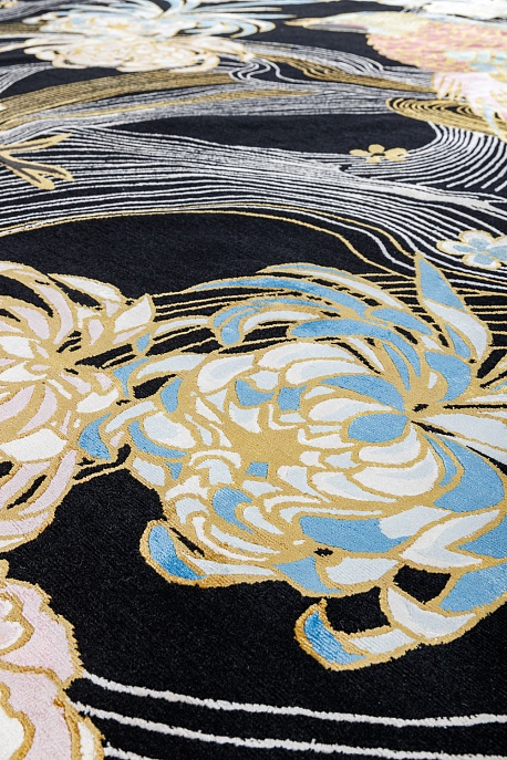 Непальский ковер из шерсти и шёлка «CHINESE ART DECO» CA-2