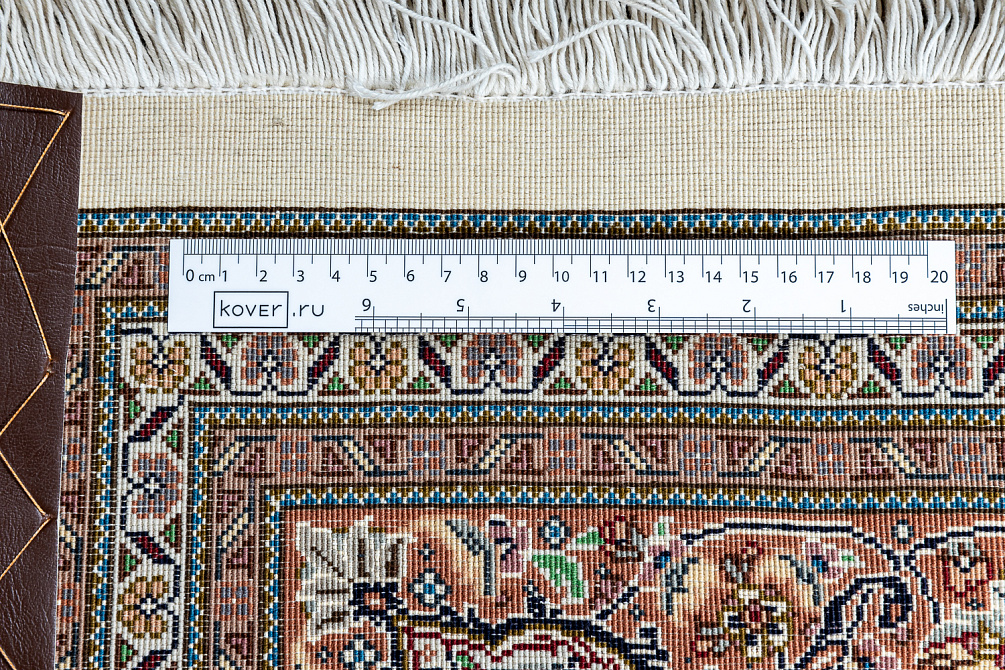 Иранский ковёр из шерсти и шёлка «TABRIZ MAHI» 11-113-IR