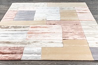 Индийский ковер из шерсти и арт-шёлка «RIVIERA» MONDRIAN-03-BROWN-BROWN 3