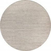 Индийский ковер из шёлка и хлопка «BLANC DE BLANCS» KE2421-IVORY-BEIGE(Round) 1