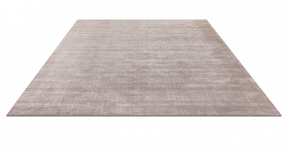 Индийский ковер из шерсти и арт-шёлка «MURUGAN» PLAIN-TAUPE-AG06/A036 3