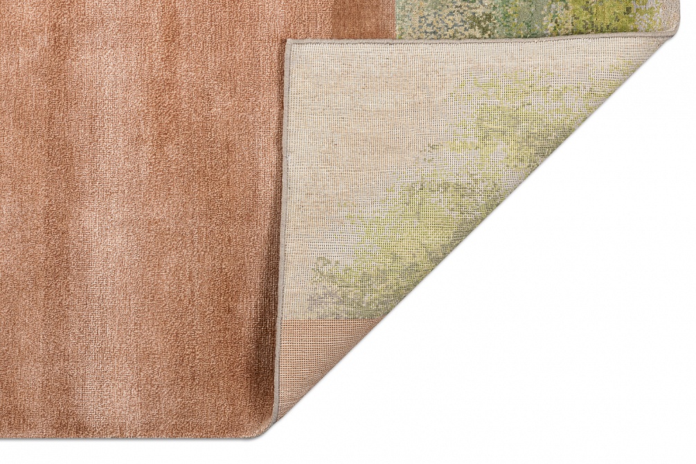 Индийский ковер из бамбукового шёлка, шерсти и хлопка «CHAOS THEORY» ESK369-CGREY-LTWIST 8