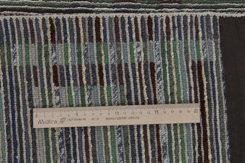 Индийский ковёр из шерсти и шёлка «RIB EYE LUXE» C520
