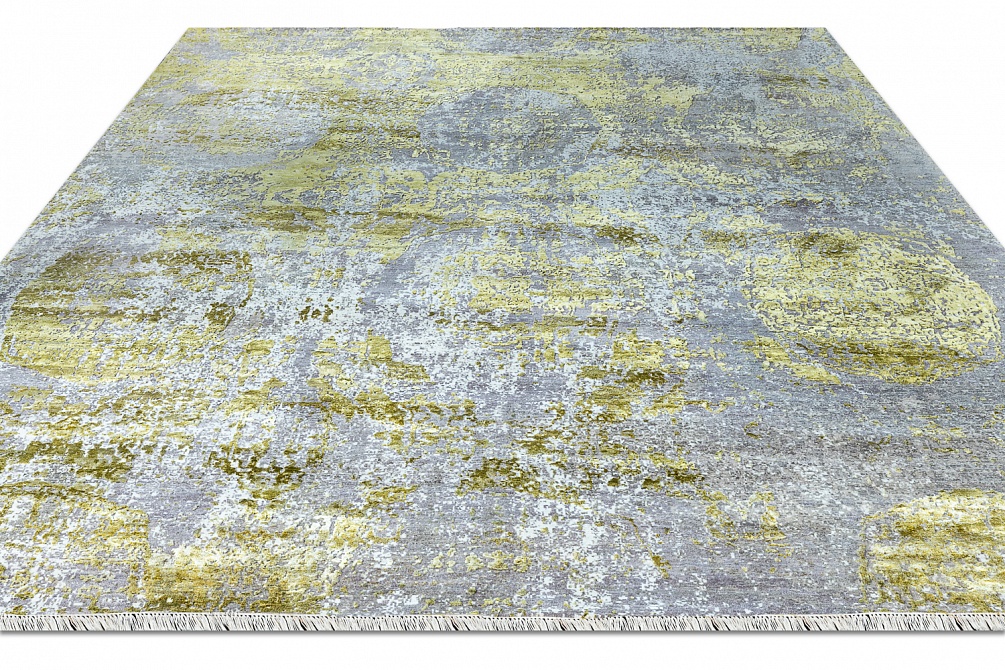 Индийский ковер из шерсти и шёлка «WEST HOLLYWOOD» PJ23554-GREEN 2