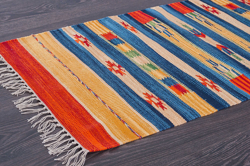 Индийский ковер из хлопка «KILIM COTTON» CT5-MIX