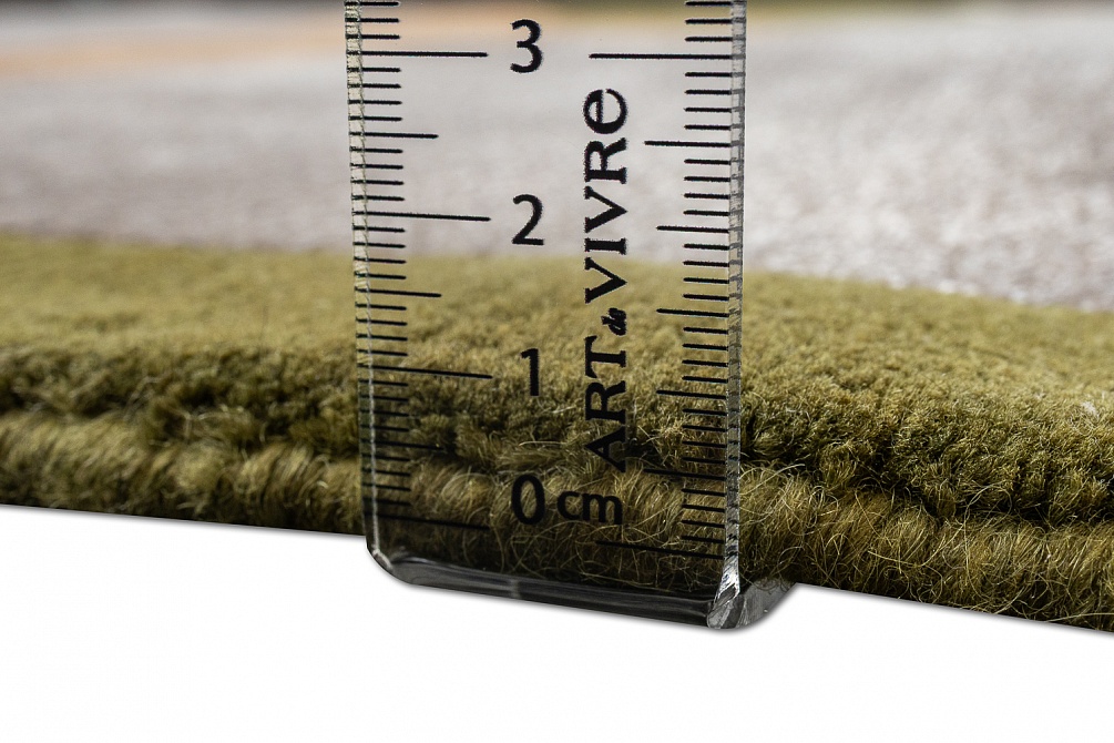 Индийский ковер из шерсти, шёлка и эвкалиптового шёлка «TECTONIC» D1-C4