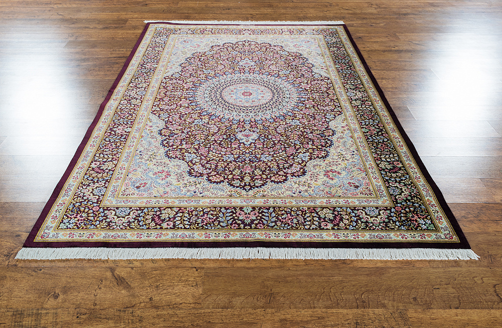 Иранский ковёр из шёлка «QUM MM IR» 14-238-IR SHIRAZI