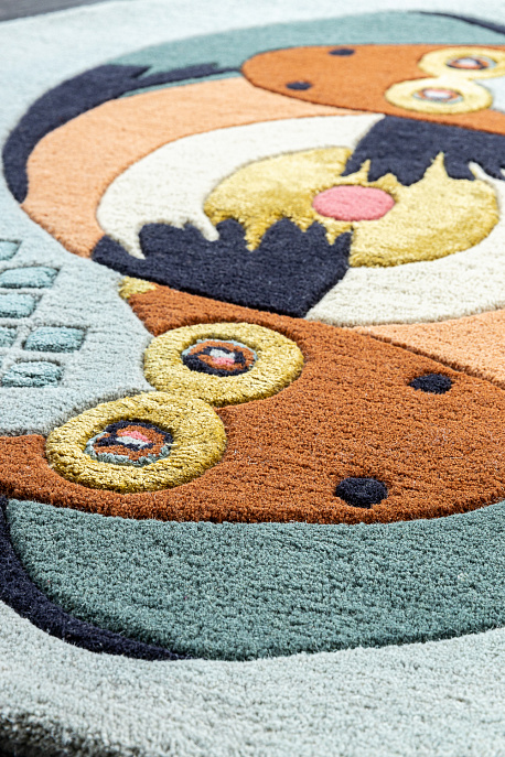 Индийский ковёр из шерсти и арт-шёлка «TED BAKER» Zodiac Pisces 162205(Round)