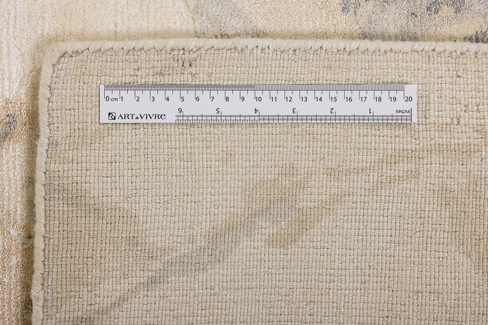 Индийский ковер из арт-шёлка и шерсти «MIST SPECIAL» 2023165-SEAL