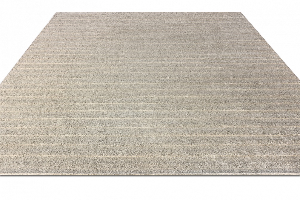 Индийский ковер из альпаки «BLANC DE BLANCS» STRIPES-IVORY