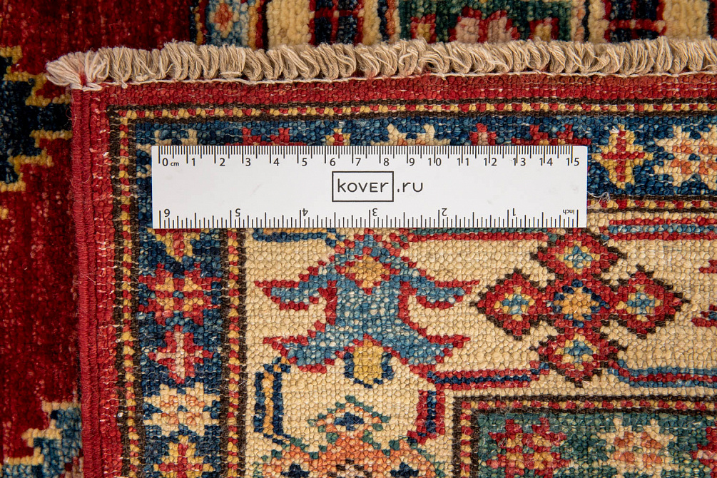 Пакистанский ковёр из шерсти «KAZAK CLASSIC» RED-IVR(86X117)