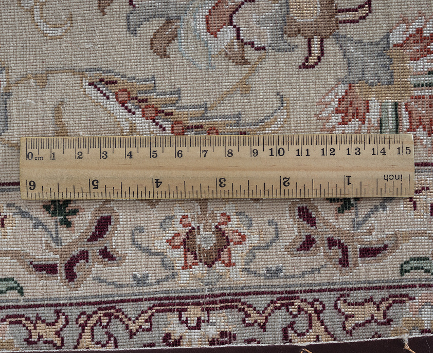 Иранский ковёр из шерсти и шёлка «ISFAHAN IR» 14-221-IR MEHRABAN