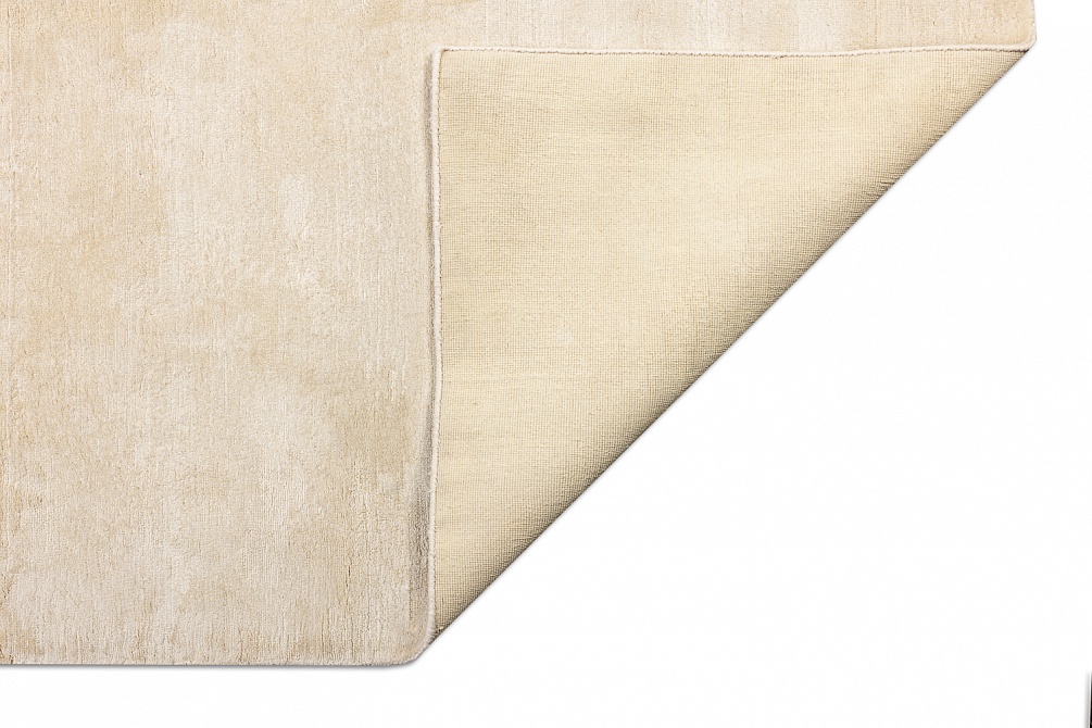 Индийский ковер из шёлка «BLANC DE BLANCS» PLAIN-WHITE