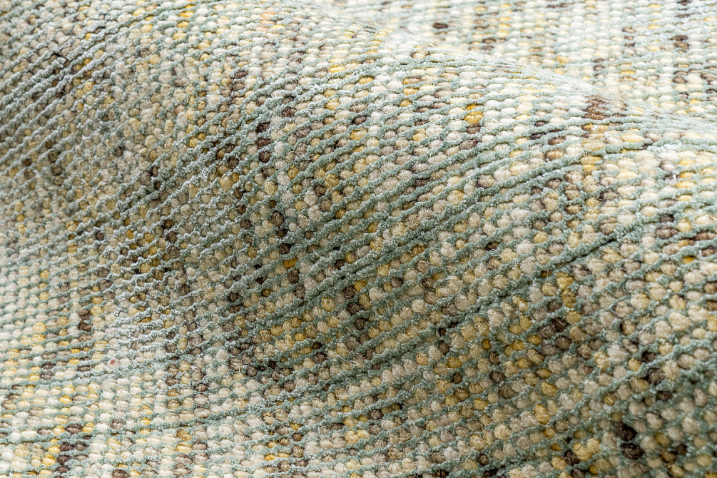 Индийский ковёр из шерсти и арт-шёлка «KONARK» 2021078-MINT GREEN
