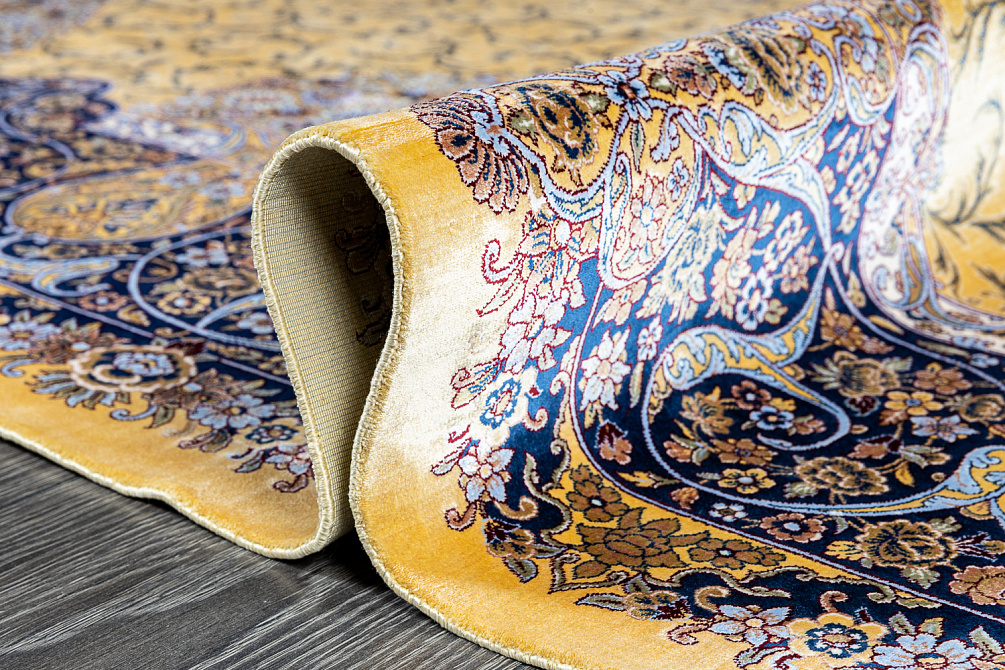 Иранский ковёр из шёлка и модала «MASTERPIECE QUM» 001-21-N0URI