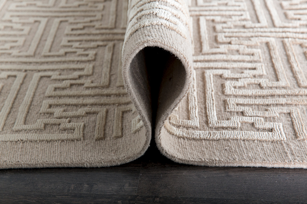 Непальский ковёр из шерсти и шёлка «ART DECO RUGS» AB233/4-BR12