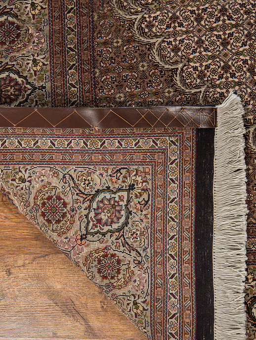 Иранский ковёр из шерсти и шёлка «TABRIZ MAHI» 9-755-Piroozian-IR