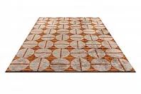 Турецкий ковер из хлопка, вискозы и полиэстера «ISTANBUL» ECLIPSE RUST - TERRA 2