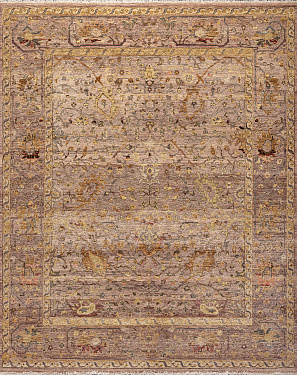 Индийский ковёр из шерсти и хлопка