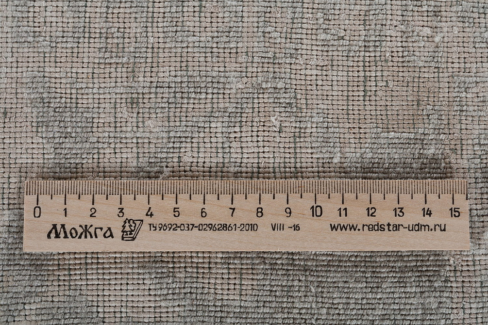 Индийский ковёр из шерсти и арт-шёлка «KING OF AGRA» RO109-GRY-CRE
