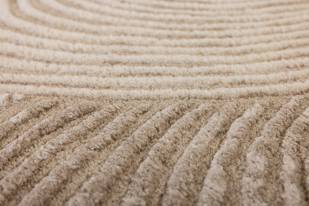 Индийский ковер из шерсти и эвкалиптового шёлка «VELVET MIRAGE» SYNC NEUTRAL 5