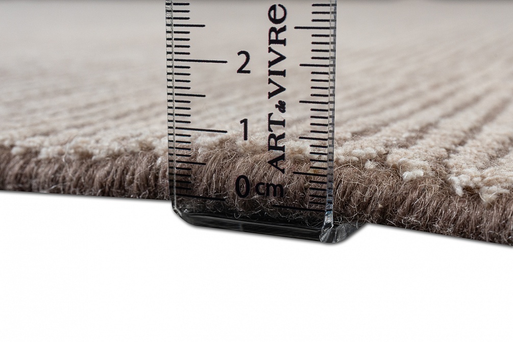 Индийский ковер из шерсти и арт-шёлка «MURUGAN» PLAIN-TAUPE-AG06/A036 10