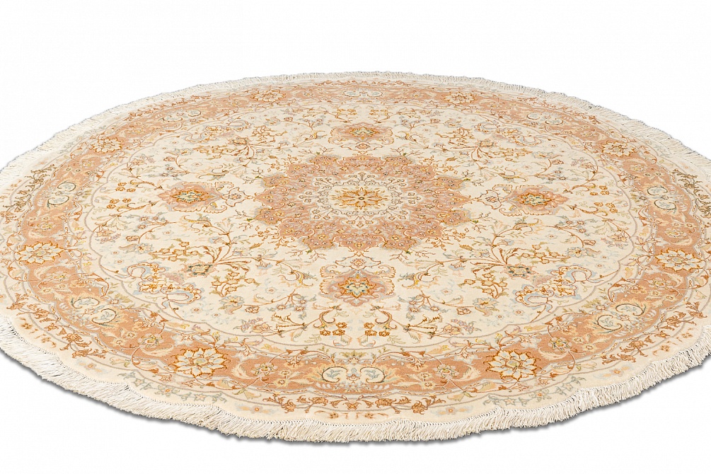 Иранский ковер из шерсти и шёлка «TABRIZ IR» 9-701-IR(Round) 2