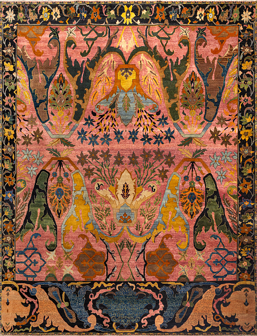 Индийский ковер из шерсти «ZIEGLER VINTAGE» AC228-PINK-MIX(274x356)