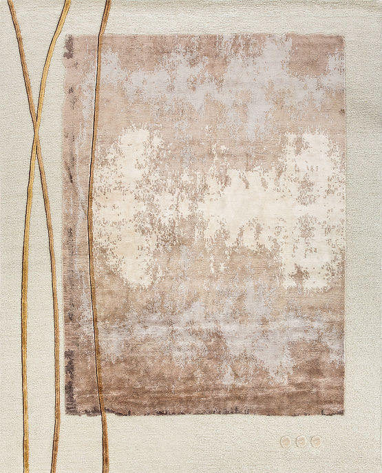 Непальский ковер из шерсти и эвкалиптового шёлка «Art de Vivre by YULIA GOLAVSKAYA» WS